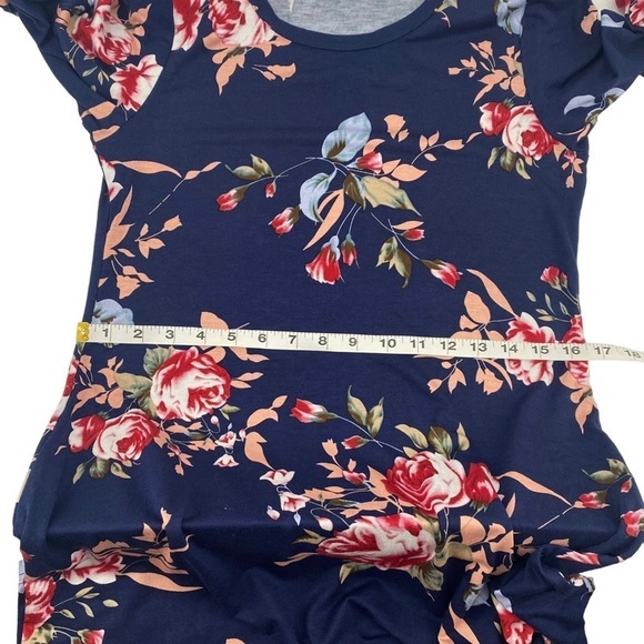 Popyoung | Women’s Floral Long Sleeve Midi Dress | Small | - Picture 9 of 12